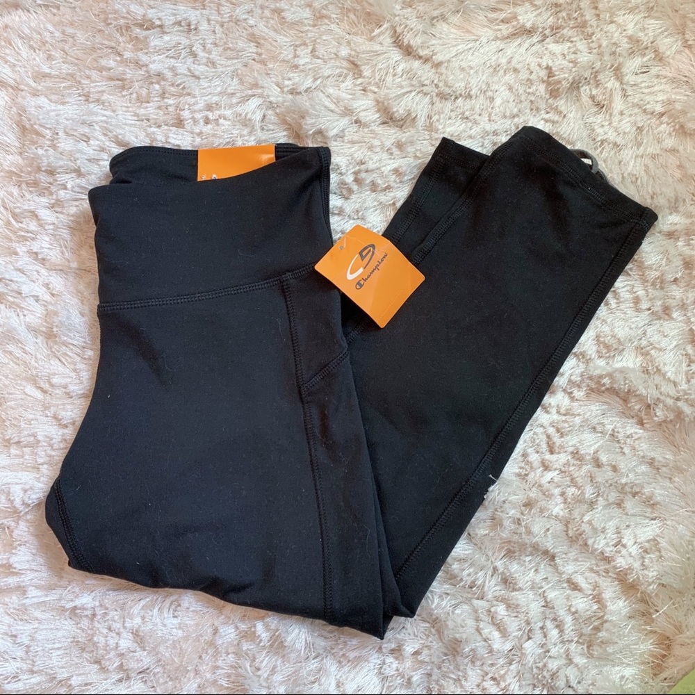 Champion Black Freedom DuoDry Crop Leggings - NWT